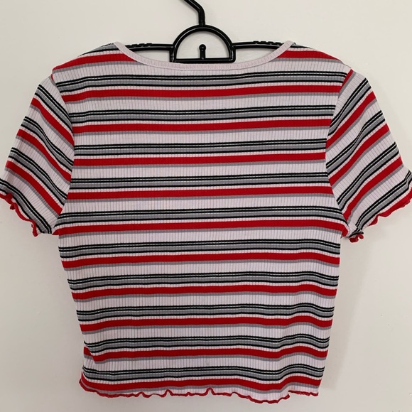 Striped crop top - Picture 2 of 2